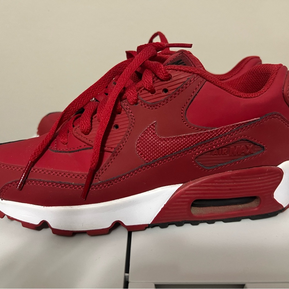 Boys (Big Kid) Nike Red Athletic Shoes